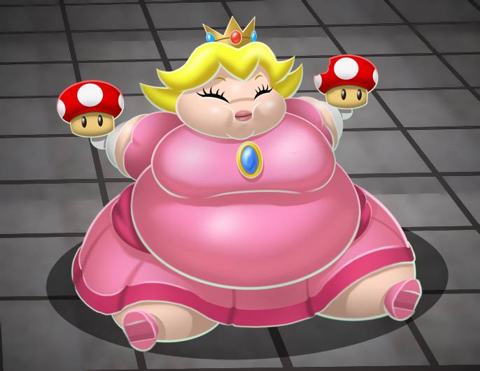 Fat_Princess_Peach_by_TubbyToon