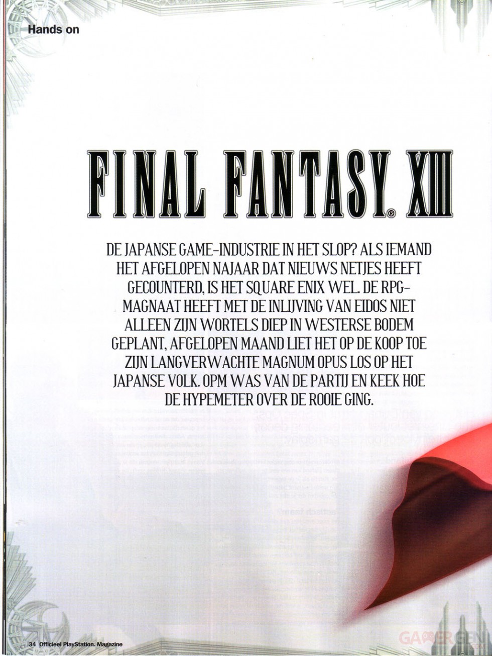 Final Fantasy XIII Scans opsm2