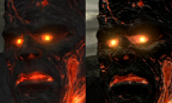 God Of War III GOWIII comparaison démo version finale logo
