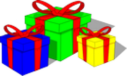 image clipart cadeaux noel