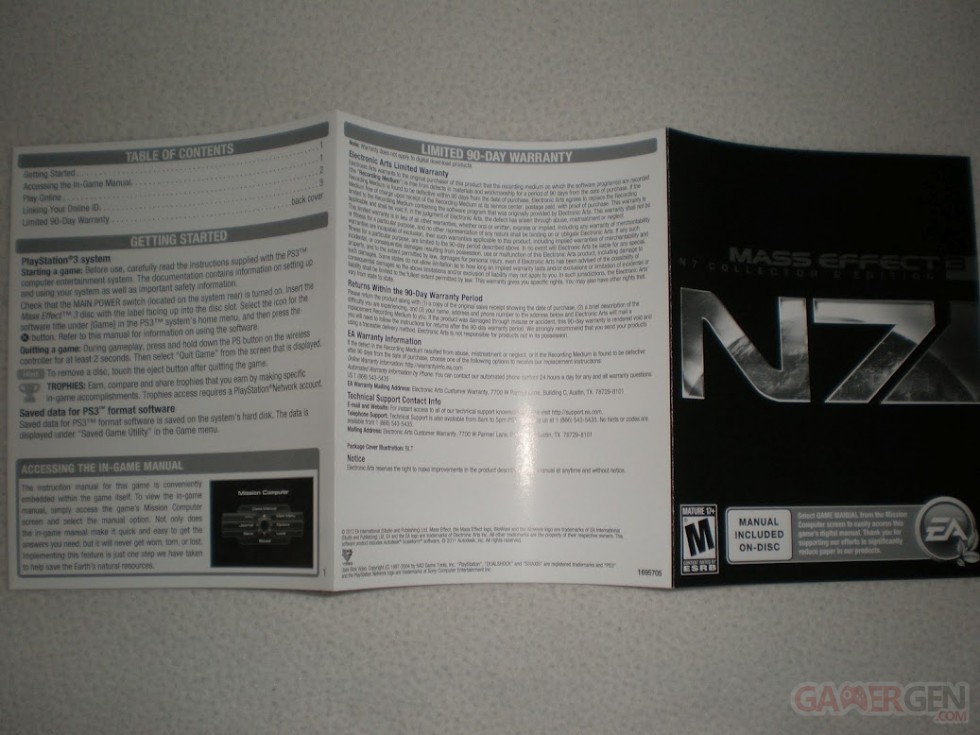 Mass Effect 3 deballage colector N7 07.03 (10)