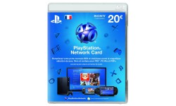 psn card carte 20 euros 13.2.2013.