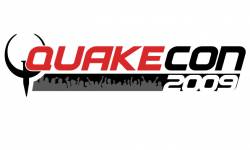 quakecon logo 2009 on white head