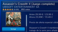 Assassin\'s creed le bug gratuit PSN espagnol 0icone vignette