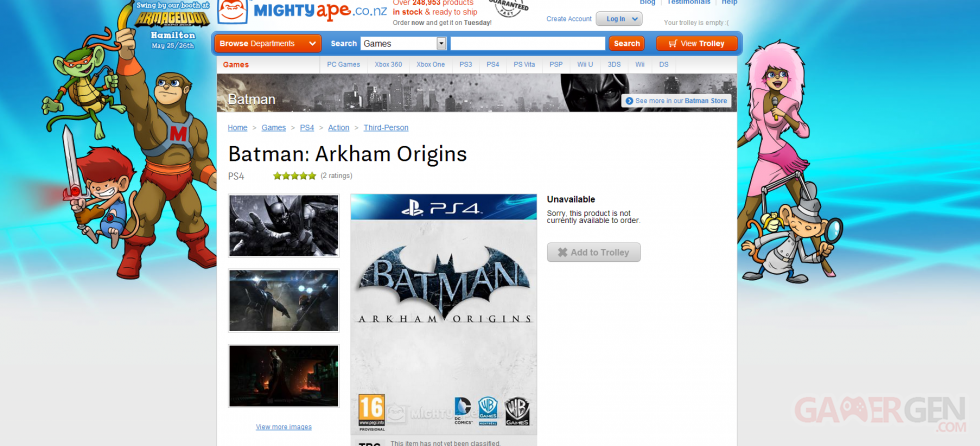 Batman Arkham origins ps4