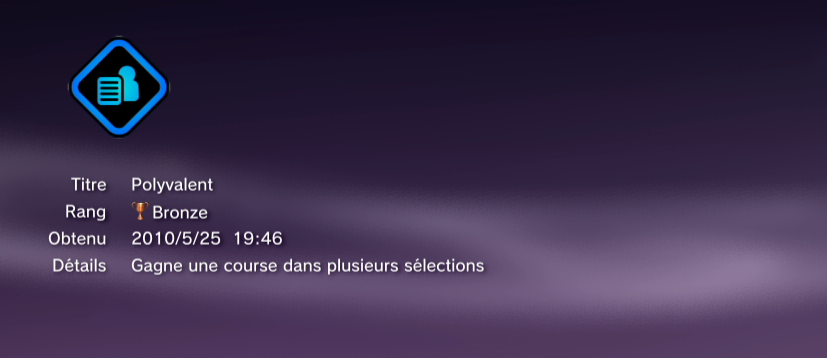 BLUR trophees BRONZE 30