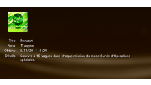 Call of Duty MW3 - Modern Warfare 3 - Trophées - ARGENT  10