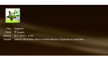 Call of Duty MW3 - Modern Warfare 3 - Trophées - ARGENT  12
