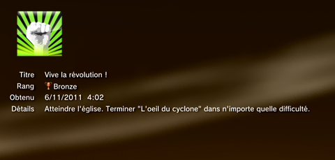 Call of Duty MW3 - Modern Warfare 3 - Trophées - BRONZE 12