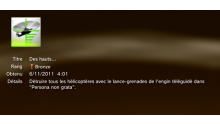 Call of Duty MW3 - Modern Warfare 3 - Trophées - BRONZE 21