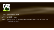Call of Duty MW3 - Modern Warfare 3 - Trophées - BRONZE 22