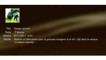 Call of Duty MW3 - Modern Warfare 3 - Trophées - BRONZE 24
