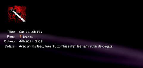 Dead island trophees BRONZE    2