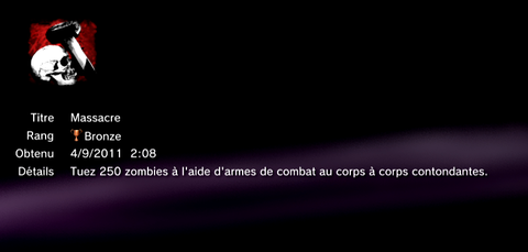 Dead island trophees BRONZE    7