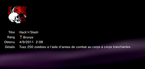 Dead island trophees BRONZE    8