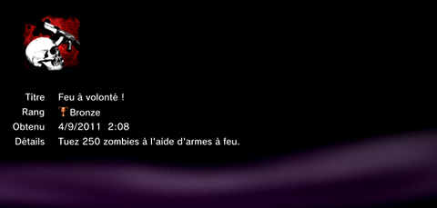 Dead island trophees BRONZE    9