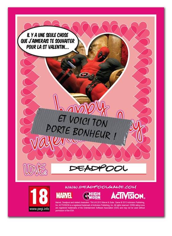 Deadpool Saint Valentin