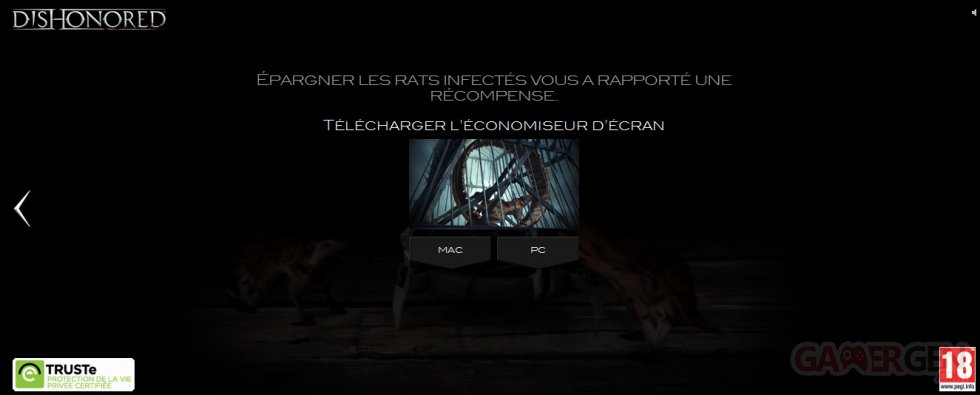 Dishonored site internet