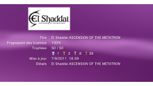 El Shaddai Trophées LISTE 1