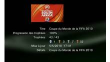 FIFA WORLD CUP 2010 trophee liste 1