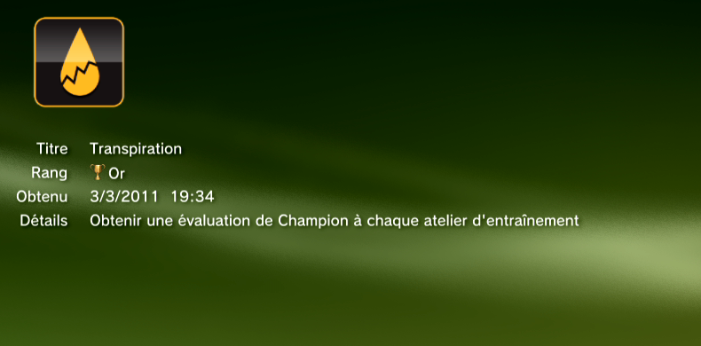 Fight Night Champion - Trophées - OR - 2