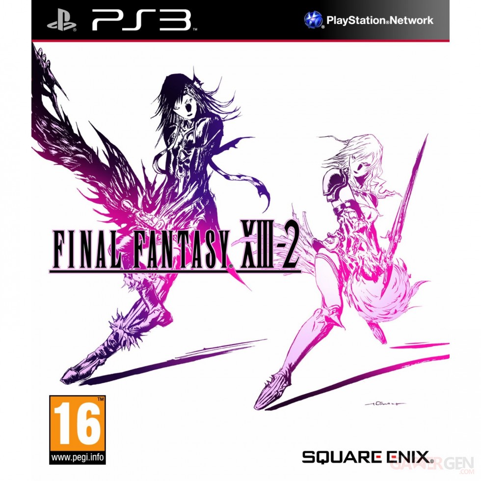 final fantasy xiii-2 cover jaquette euro