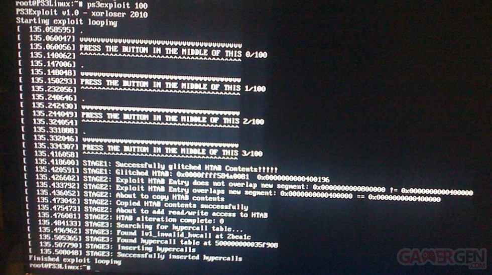 Hack PS3 Exploit Toolkit Xorhack Xorloser Geohot 1