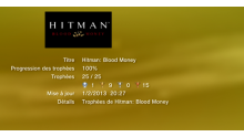 HITMAN BLOOD MONEY - TROPHEES - LISTE - 0001