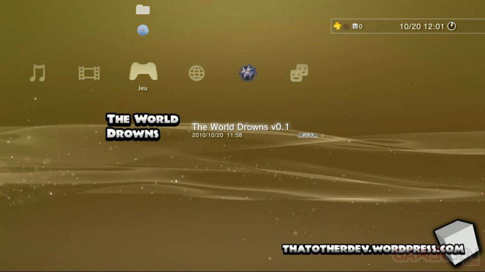 HOMEBREW - The World Drowns v0.1s PS3 01