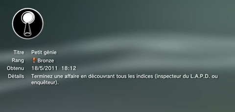 L.A. Noire Trophees BRONZE 07