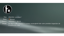 L.A. Noire Trophees MASQUES 6
