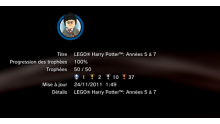 LEGO harry potter année 5 à 7 - trophées - LISTE -  1