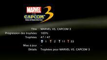 Marvel vs Capcom 3 trophées LISTE  1