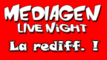 MEDIAGEN live night logo rediff