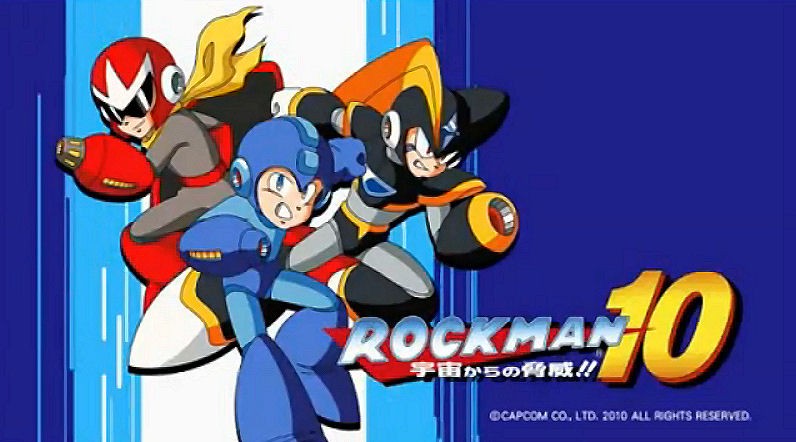 Megaman Rockman 10 Forte Gameplay DLC Capcom 