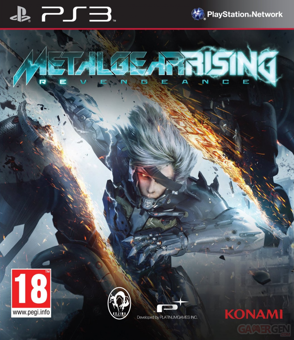 Metal Gear Rising Revengeance jaquette vover 18.02.2013.