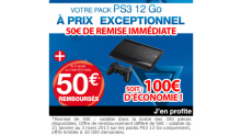 Micromania offre PS3 50 euros