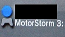 Motorstorm 3 Photo volée Leaked Playstation Network logo