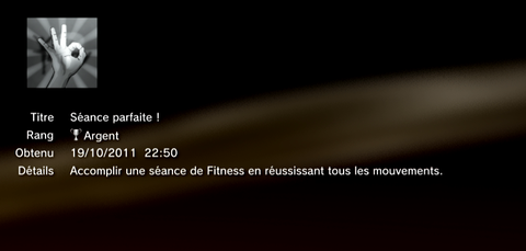 My Body Coach 2 - trophées -ARGENT 3