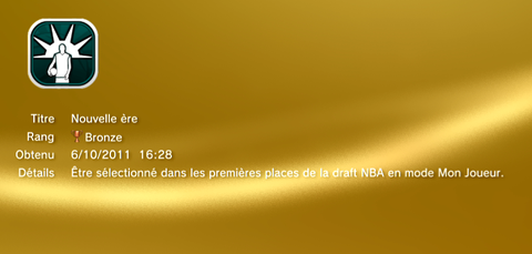 NBA 2K12 - Trophées - BRONZE - 00