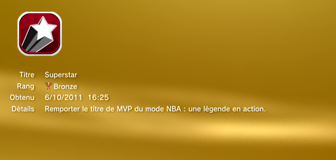 NBA 2K12 - Trophées - BRONZE - 28