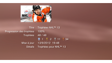NHL 13 - Trophées LISTE   1