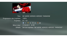 no more hereos heroes paradise  trophees LISTE 1