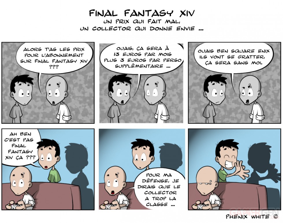 Phenixwhite Final Fantasy XIV Actu en dessin 28-06-10-04-07-10