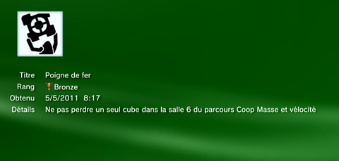Portal 2  Trophees BRONZE  32