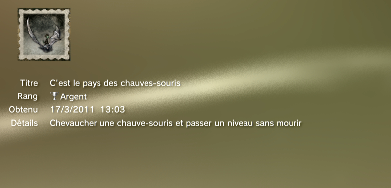 Ranjo - Trophees -ARGENT -  10