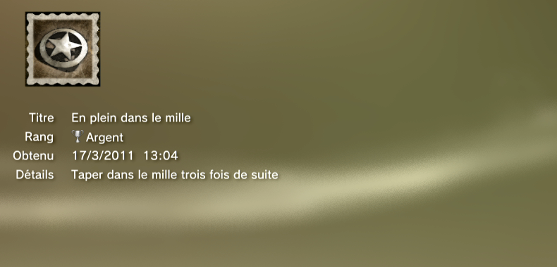 Ranjo - Trophees -ARGENT -  13