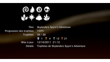 Skylanders Spyro\'s Adventure - Trophées - LISTE 1