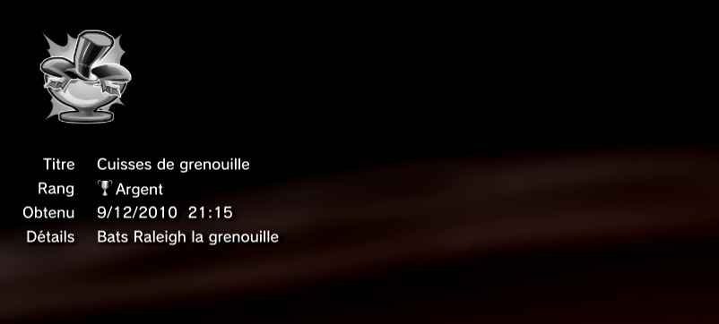 Sly Trilogy - Sly 1 - trophees ARGENT 1
