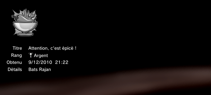 Sly Trilogy - Sly 2 - trophees ARGENT 2